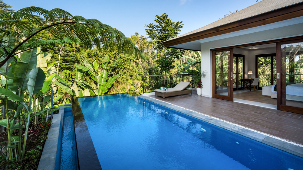 Pala Ubud - Villa Seraya B - Modern tropical riverside villa